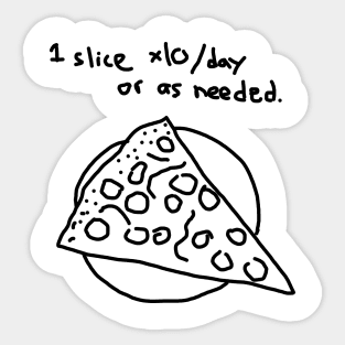 Prescription Pizza Sticker